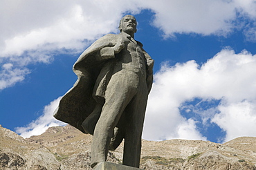 Statue of Lenin, communism, Khojand, Tajikistan, Central Asia