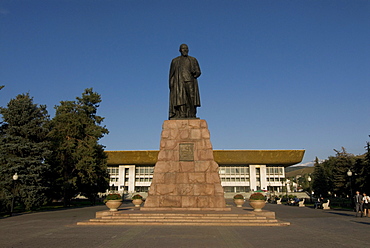 Statue on the Republic Square, Almaty, Kazakhstan, Central Asia