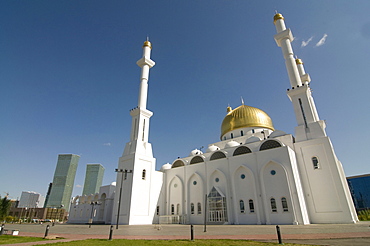 Islamic Center and Nur-Astana Mosque, Astana, Kazakhstan, Central Asia