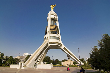 Neutrality Arch, Ashgabat, Turkmenistan, Central Asia