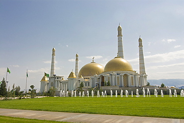 Turkmenbashi Ruhi Mosque, Turkmenistan, Central Asia