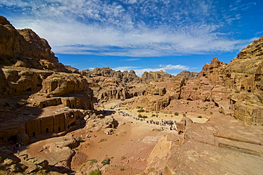 View of Petra, Jordan, Middle East