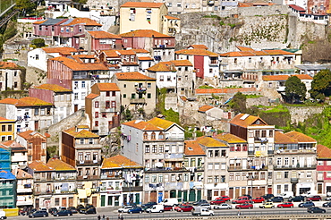 View of Porto with river Rio Douro, Portugal, Europe