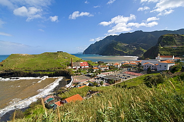 Bay of Porto Da Cruz at the north coast, Madeira, Portugal, Europe