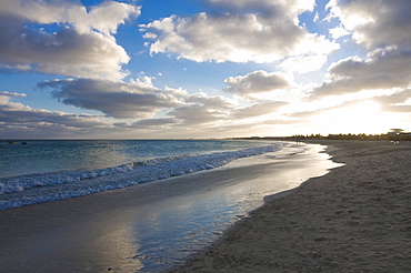 Beach, twilight, Santa Maria, Sal, Cabo Verde, Cape Verde, Africa