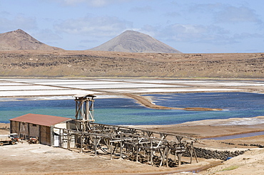 Salina, salt lakes, Sal, Pedro Da Sal, Cabo Verde, Cape Verde, Africa