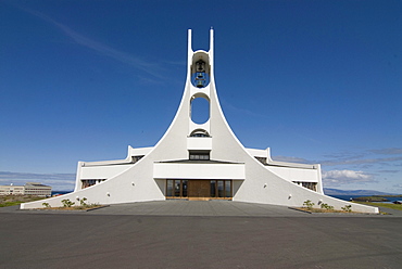 Modern church, Stykkisholmur, Iceland, Europe