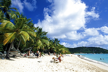 White Bay on Jost Van Dyke island, British Virgin Islands, Caribbean