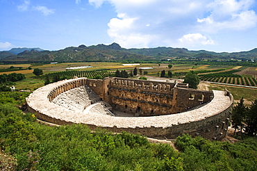 Theater of Aspendos, Turkish Riviera, Turkey, Western Asia