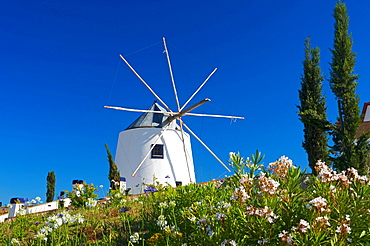 Windmill in Castro Marim, Algarve, Portugal, Europe