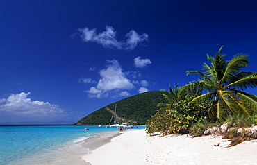 White Bay on Jost Van Dyke island, British Virgin Islands, Caribbean