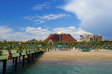 Delphin Palace Hotel on the beach of Antalya, Turkish Riviera, Turkey