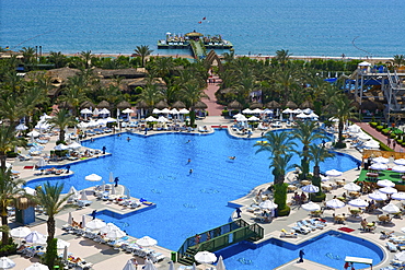 Delphin Palace Hotel on the beach of Antalya, Turkish Riviera, Turkey