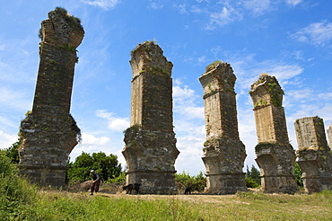 Aqueduct of Aspendos, Turkish Riviera, Turkey, Western Asia