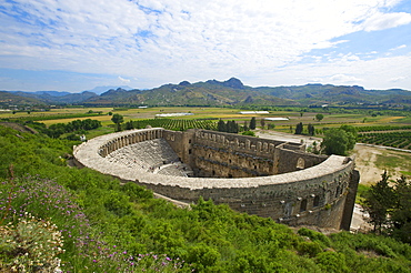 Theater of Aspendos, Turkish Riviera, Turkey, Western Asia