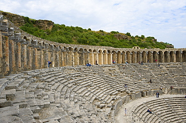 Theater of Aspendos, Turkish Riviera, Turkey, Western Asia