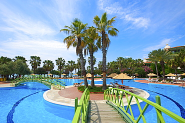 Pool of the Hotel "Defne Star" in Side, Turkish Riviera, Turkey, Western Asia