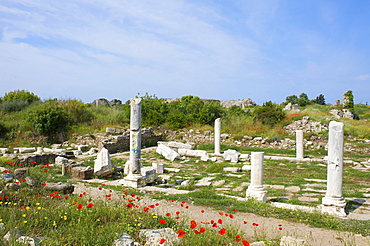 Excavations in Side, Turkish Riviera, Turkey, Western Asia