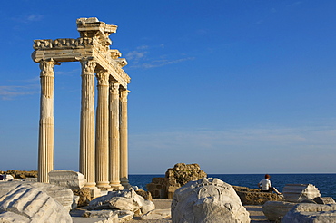 Apollo Temple in Side, Turkish Riviera, Turkey, Western Asia