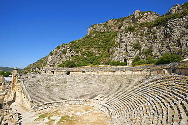 Roman Theater in Myra, Lycia, southern coast of Turkey, Turkey, Western Asia