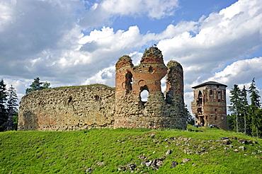 Castle ruins, Bishop's Castle, Neuhausen, Vana-Vastseliina, Estonia, Baltic States, Northern Europe