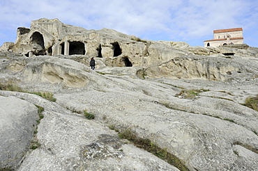 Cave complex town of Uplistsikhe, since 10th Century BC, Georgia, Eurasia