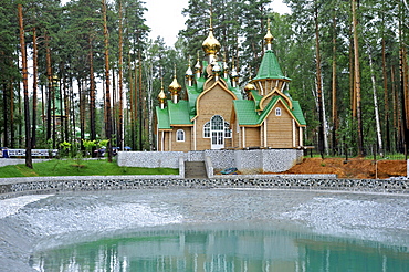 Ganina Yama monastery, memorial site, place where the corpses of the murdered family of Tsar Nicholas II of Russia were found in 1991, Yekaterinburg, Jekaterinburg, Sverdlovsk, Russia