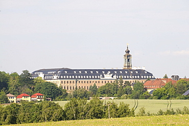 Hubertusburg palace, Wermsdorf, Landkreis Nordsachsen district, Saxony, Germany, Europe