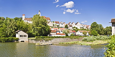 Horb am Neckar, Neckar river, Baden-Wuerttemberg, Germany, Europe