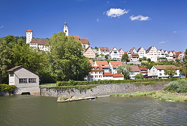 Horb am Neckar, Neckar river, Baden-Wuerttemberg, Germany, Europe