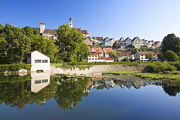 Horb am Neckar, Neckar River, Baden-Wuerttemberg, Germany, Europe