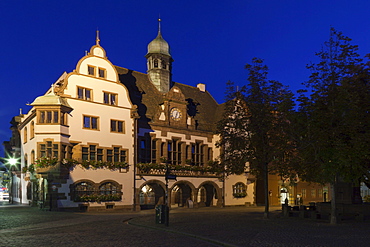 Town hall, Freiburg im Breisgau, Baden-Wuerttemberg, Germany, Europe