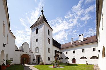 Former Servite monastery Schoenbuehel, Wachau, Mostviertel quarter, Lower Austria, Austria, Europe