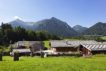 Museum village, Markus Wasmeier Farm and Winter Sports Museum, Schliersee, Upper Bavaria, Bavaria, Germany, Europe