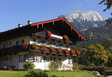 Landhaus Christlieger, a country guesthouse in Schoenau on Koenigssee lake, Berchtesgadener Land, Upper Bavaria, Bavaria, Germany, Europe