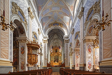 Collegiate Church, Goettweig Abbey, Wachau, Mostviertel, Must Quarter, Lower Austria, Austria, Europe