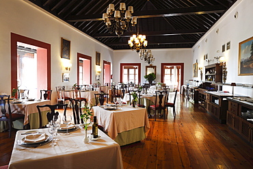 Restaurant in Hotel Parador de Turismo Conde de La Gomera, San Sebatian de La Gomera, Canary Islands, Spain, Europe