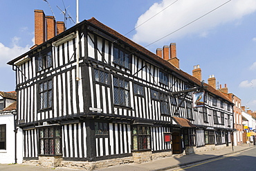 The Falcon Hotel and historic inn, Chapel Street, Stratford-upon-Avon, Warwickshire, England, United Kingdom, Europe