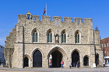 The Bargate from the south, High Street, Southampton, Hampshire, England, United Kingdom, Europe