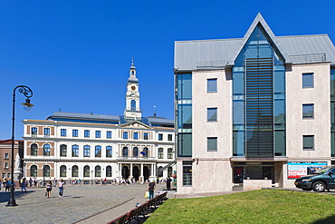 Riga City Council, Rigas Dome, Town Hall Square, Ratslaukums, old town, Vecriga, Riga, Latvia, Northern Europe