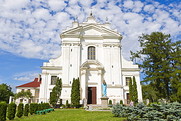 Kraslavas Sveta Ludviga Romas katolu baznica, Kraslava St Ludvig Roman Catholic Church, Baznicas iela, Baznica Street, Kraslava, Latgale, Latvia, Northern Europe