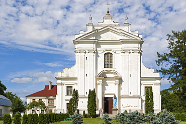 Kraslavas Sveta Ludviga Romas katolu baznica, Kraslava St Ludvig Roman Catholic Church, Baznicas iela, Baznica Street, Kraslava, Latgale, Latvia, Northern Europe