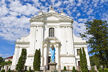 Kraslavas Sveta Ludviga Romas katolu baznica, Kraslava St Ludvig Roman Catholic Church, Baznicas iela, Baznica Street, Kraslava, Latgale, Latvia, Northern Europe