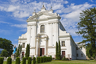 Kraslavas Sveta Ludviga Romas katolu baznica, Kraslava St Ludvig Roman Catholic Church, Baznicas iela, Baznica Street, Kraslava, Latgale, Latvia, Northern Europe