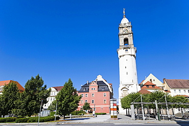 Rich Tower, Reichenturm, Bohata weza, Kornmarktplatz, Corn Market Place, Bautzen, Budysin, Budysyn, Budziszyn, Dresden region, Eastern Saxony, Upper Lusatia, Germany, Europe