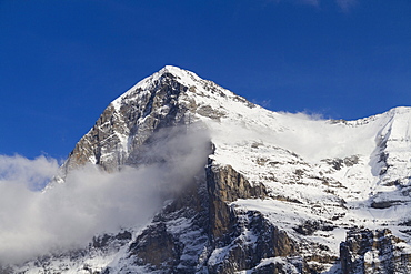 Eiger mountain, north face, Grindelwald, Bernese Oberland region, canton of Bern, Switzerland, Europe