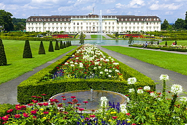 Schloss Ludwigsburg Palace, South Garden, New Corps de Logis, Ludwigsburg, Baden-Wurttemberg, Germany, Europe