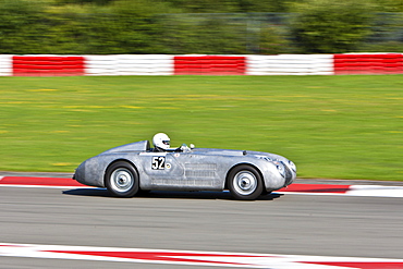 Race of post-war racing cars at the Oldtimer Grand Prix 2010 on the Nurburgring race track, Rhineland-Palatinate, Germany, Europe