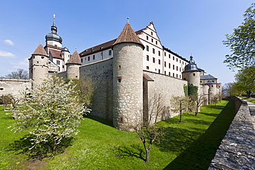 Fortress Marienberg, Wuerzburg, Franconia, Bavaria, Germany, Europe