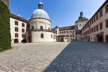 Fortress Marienberg, Wuerzburg, Franconia, Bavaria, Germany, Europe